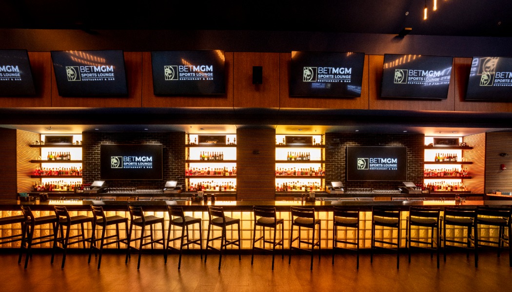 BET-MGM sports lounge in Bridgestone Arena BET-MGM sports lounge in Bridgestone Arena equipped with AV system installed by S&L Integrated