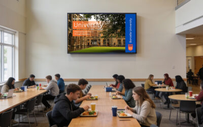 Transform Campus Communication with easy to use digital signage