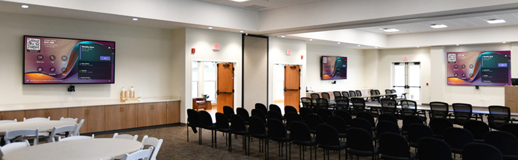 new AV system with video conferencing installed in the council chambers at City of Bainbridge